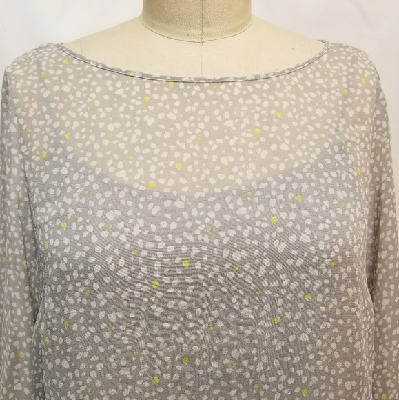 Club Monaco Gray and White Mini Dress - Picture 4 of 5